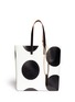Main View - Click To Enlarge - MARNI - Sunflower printed leather handle tote