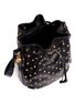 Detail View - Click To Enlarge - ALEXANDER MCQUEEN - 'Padlock Secchiello' stud leather bucket bag