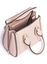 Detail View - Click To Enlarge - ALEXANDER MCQUEEN - 'Heroine' mini leather satchel
