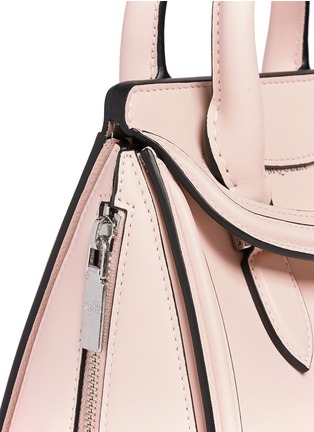 Detail View - Click To Enlarge - ALEXANDER MCQUEEN - 'Heroine' mini leather satchel
