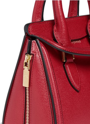 Detail View - Click To Enlarge - ALEXANDER MCQUEEN - 'Heroine' mini saffiano leather satchel