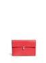 Main View - Click To Enlarge - ALEXANDER MCQUEEN - Skull clasp leather envelope clutch