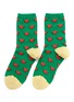 Main View - Click To Enlarge - HANSEL FROM BASEL - Watermelon crew socks