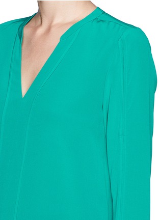 Detail View - Click To Enlarge - DIANE VON FURSTENBERG - Irina' silk blouse