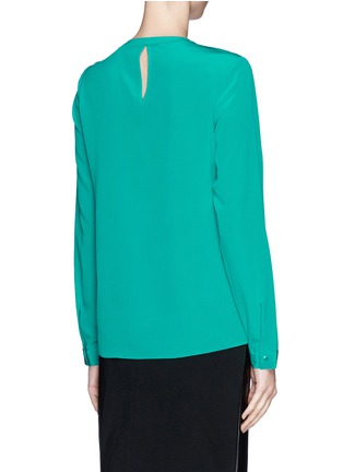 Back View - Click To Enlarge - DIANE VON FURSTENBERG - Irina' silk blouse