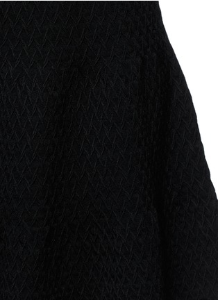 Detail View - Click To Enlarge - SANDRO - 'Jones' textured knit flare skirt
