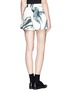 Back View - Click To Enlarge - MAJE - 'Gambette' print bloomer shorts