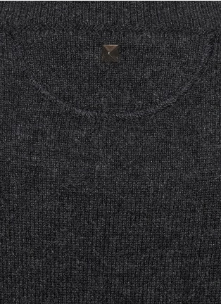 Detail View - Click To Enlarge - VALENTINO GARAVANI - Cashmere camouflage sweater