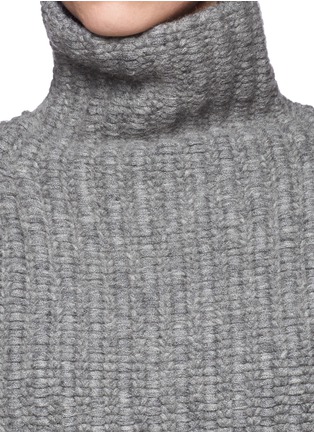 Detail View - Click To Enlarge - HAIDER ACKERMANN - Wool-camel turtleneck sweater