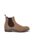 Main View - Click To Enlarge - PROJECT TWLV - 'Hanoi' suede sand leather boots