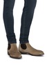 Figure View - Click To Enlarge - PROJECT TWLV - 'Hanoi' suede sand leather boots
