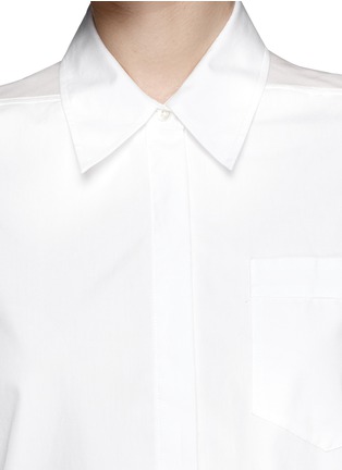 Detail View - Click To Enlarge - 3.1 PHILLIP LIM - Silk-blend layer shirt