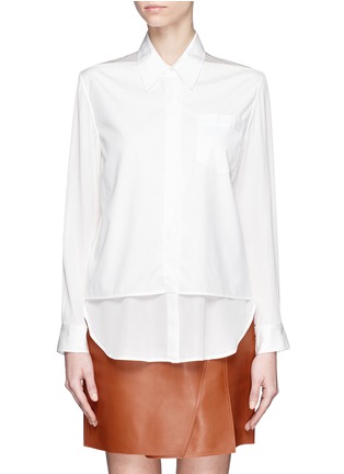 Main View - Click To Enlarge - 3.1 PHILLIP LIM - Silk-blend layer shirt