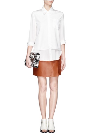 Figure View - Click To Enlarge - 3.1 PHILLIP LIM - Silk-blend layer shirt