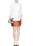 Figure View - Click To Enlarge - 3.1 PHILLIP LIM - Silk-blend layer shirt