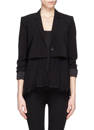 Main View - Click To Enlarge - ELIZABETH AND JAMES - Mckayla chiffon layer jacket