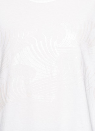 Detail View - Click To Enlarge - 3.1 PHILLIP LIM - Tidal waves foiled muscle tank top