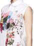 Detail View - Click To Enlarge - PREEN BY THORNTON BREGAZZI - Mana floral collage print sleeveless shirt