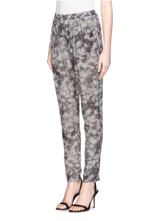 Front View - Click To Enlarge - STELLA MCCARTNEY - Floral print sheer pants