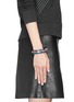Figure View - Click To Enlarge - TOGA ARCHIVES - Colourblock leather bracelet