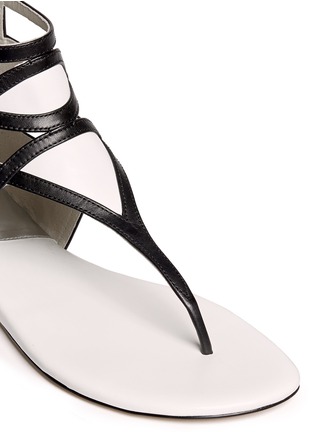 Detail View - Click To Enlarge - MICHAEL KORS - 'Jaida' cutout leather sandals 