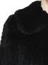 Detail View - Click To Enlarge - 72348 - 'Rena' rabbit fur knit cape 