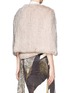 Back View - Click To Enlarge - 72348 - 'Tara' rabbit fur knit cape jacket