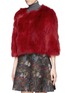 Front View - Click To Enlarge - 72348 - 'Miki' fox fur cropped jacket