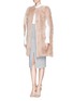 Front View - Click To Enlarge - 72348 - 'Maree' rabbit fur cape