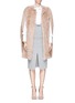 Figure View - Click To Enlarge - 72348 - 'Maree' rabbit fur cape