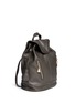Front View - Click To Enlarge - SEE BY CHLOÉ - 'Cherry' leather bucket backpack