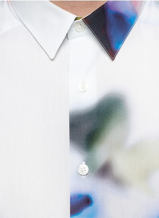 Detail View - Click To Enlarge - PS PAUL SMITH - Digital floral cotton shirt