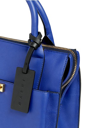 Detail View - Click To Enlarge - MARNI - Two-way leather bag