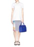 Figure View - Click To Enlarge - MARNI - Two-way leather bag