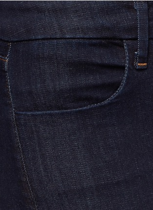 Detail View - Click To Enlarge - J BRAND - Contrast stitch mid-rise skinny jeans