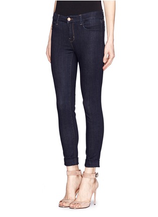 Front View - Click To Enlarge - J BRAND - Contrast stitch mid-rise skinny jeans