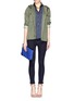Figure View - Click To Enlarge - J BRAND - Contrast stitch mid-rise skinny jeans