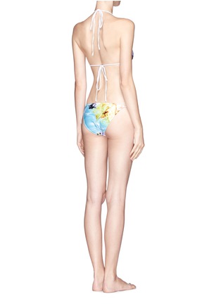 Back View - Click To Enlarge - 71766 - Pool Flower triangle bikini set