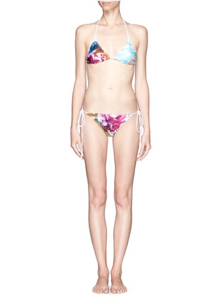 Main View - Click To Enlarge - 71766 - Pool Flower triangle bikini set