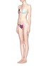 Figure View - Click To Enlarge - 71766 - Pool Flower triangle bikini set