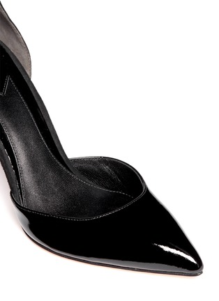 Detail View - Click To Enlarge - B BY BRIAN ATWOOD - Mariella suede patent leather d'Orsay pumps