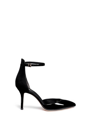 Main View - Click To Enlarge - B BY BRIAN ATWOOD - Mariella suede patent leather d'Orsay pumps