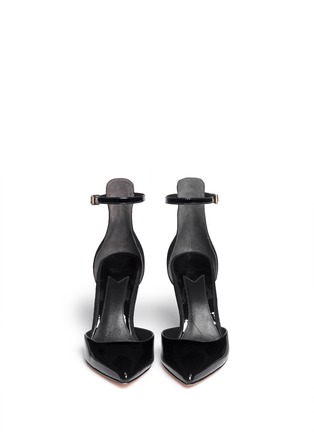 Figure View - Click To Enlarge - B BY BRIAN ATWOOD - Mariella suede patent leather d'Orsay pumps
