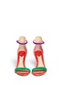 Figure View - Click To Enlarge - B BY BRIAN ATWOOD - Roberta colour block suede wedge sandals