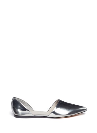 Main View - Click To Enlarge - VINCE - Nina metallic leather d'Orsay flats