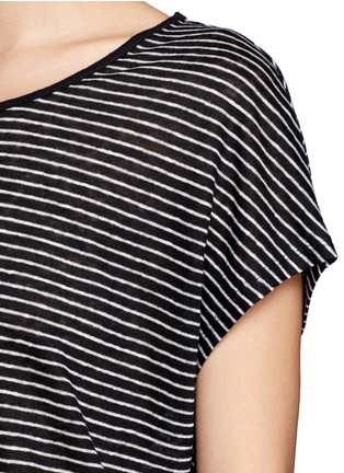 Detail View - Click To Enlarge - VINCE - Cocoon sleeve stripe T-shirt