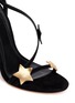 Detail View - Click To Enlarge - B BY BRIAN ATWOOD - Licata metallic star suede sandals