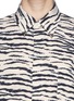 Detail View - Click To Enlarge - TOGA ARCHIVES - Zebra print puff sleeve shirt