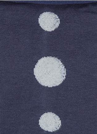 Detail View - Click To Enlarge - HANSEL FROM BASEL - Thumbprint crew socks
