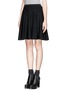 Front View - Click To Enlarge - DIANE VON FURSTENBERG - 'Cacey' flare rib skirt